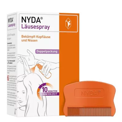 NYDA Spray para piolhos, 2X50 ml NYDA Spray para piolhos, 2X50 ml