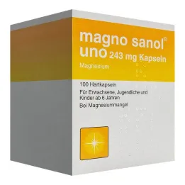 Magno Sanol uno 243 mg cápsulas, 100 unid