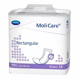 MOLICARE retangular 4 gotas 20x60 cm, 50 unidades