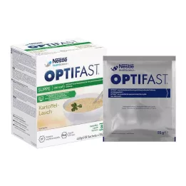 OPTIFAST Sopa de batata e alho-poró em pó, 8X55 g