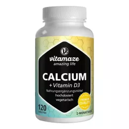 CALCIUM D3 600 mg/400 I.E. comprimidos vegetarianos, 120 unidades