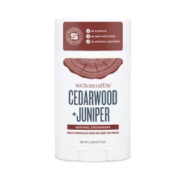 SCHMIDTS Desodorante em bastão exclusivo Cedarwood &amp; Zimbro, 75 g