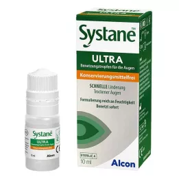 SYSTANE ULTRA Agente umectante para pálpebras sem conservante, 10 ml