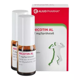 NICOTIN AL 1 mg/spray para uso na boca, 2 unidades