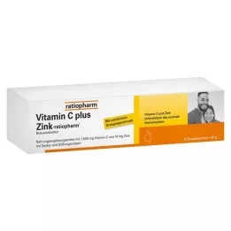 VITAMIN C PLUS Comprimidos efervescentes Zink-ratiopharm, 20 unid