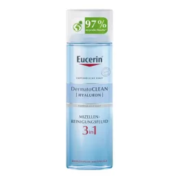 EUCERIN DermatoCLEAN Hyal.Miz.Fluído de limpeza 3 em 1, 200 ml