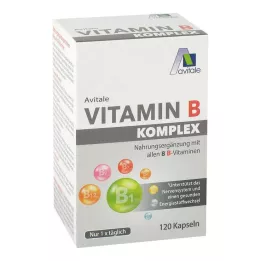 VITAMIN B KOMPLEX cápsulas, 120 unidades