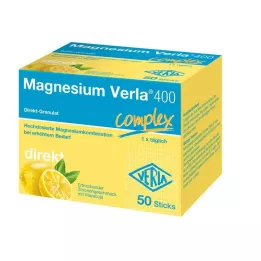 MAGNESIUM VERLA 400 grânulos diretos, 50 peças