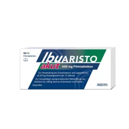 IBUARISTO akut 400 mg comprimidos revestidos por película, 50 unidades