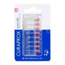 CURAPROX CPS 08 Prime Escovas Interdentais Recarga, 8 pcs