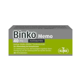 BINKO Memo 40 mg comprimidos revestidos por película, 30 unidades