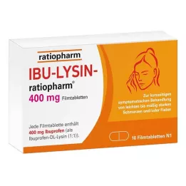 IBU-LYSIN-ratiopharm 400 mg comprimidos revestidos por película, 10 unidades