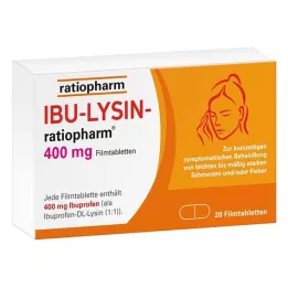 IBU-LYSIN-ratiopharm 400 mg comprimidos revestidos por película, 20 unidades