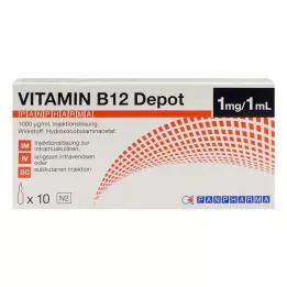 VITAMIN B12 DEPOT PANPHARMA 1000 μg/ml Injeção-Lsg., 10X1 ml