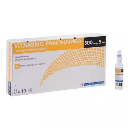 VITAMIN C PANPHARMA 100 mg/ml solução injetável, 10X5 ml