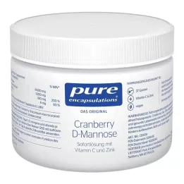 PURE ENCAPSULATIONS Pó de Cranberry D-Manose, 37 g