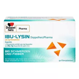 IBU-LYSIN DoppelherzPharma 400 mg comprimidos revestidos por película, 50 unidades