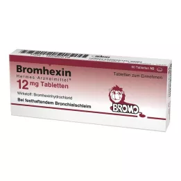 BROMHEXIN Hermes Arzneimittel 12 mg comprimidos, 50 unidades