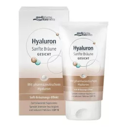 HYALURON SANFTE Creme de bronzeamento facial, 50 ml