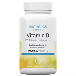 SANHELIOS Comprimidos de vitamina D 1.000 UI, 365 unidades