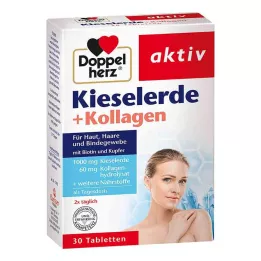 DOPPELHERZ Comprimidos de sílica+colágeno, 30 unidades