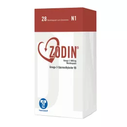 ZODIN Ômega-3 1.000 mg cápsulas moles, 28 unidades