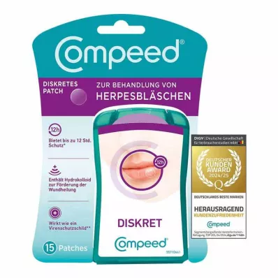 COMPEED Aplicador de adesivo para bolhas de herpes HRA, 15 unidades COMPEED Aplicador de adesivo para bolhas de herpes HRA, 15 unidades
