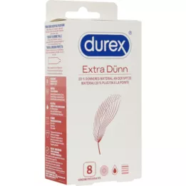 DUREX preservativos extrafinos, 8 peças