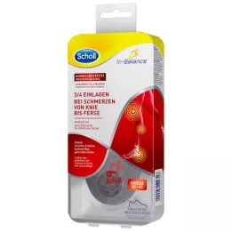 SCHOLL Palmilhas 3/4 para dores no calcanhar e joelho 40-42, 1X2 unid