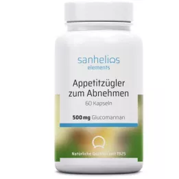SANHELIOS Supressor de apetite para perda de peso em cápsulas, 60 unidades