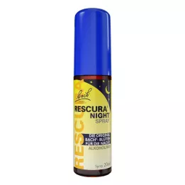 BACHBLÜTEN Original Rescura Night Spray sem álcool, 20 ml