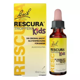 BACHBLÜTEN Original Rescura Kids Tro. sem álcool, 10 ml