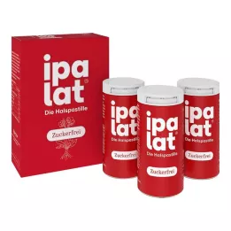 IPALAT Pastilhas para garganta sem açúcar, 120 unidades