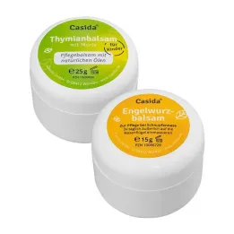 Bálsamo de angélica &amp; Conjunto infantil de bálsamo de tomilho com murta, 40 g