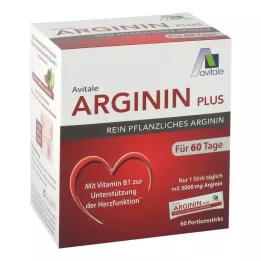 ARGININ PLUS Vitamina B1+B6+B12+Ácido Fólico Sticks, 60X5,9 g
