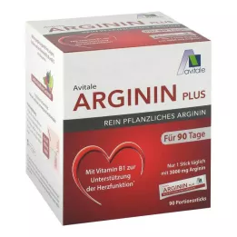 ARGININ PLUS Vitamina B1+B6+B12+Ácido Fólico Sticks, 90X5,9 g