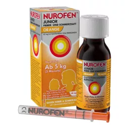 NUROFEN Xarope para febre e dor júnior Oran.40 mg/ml, 100 ml