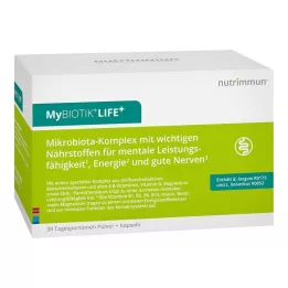 MYBIOTIK LIFE+ Pacote combinado 30x1,5 g Plv.+60 Caps., 1 pc