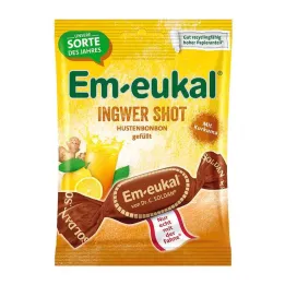 EM Eucal doce de gengibre SHOT recheado com açúcar, 75 g
