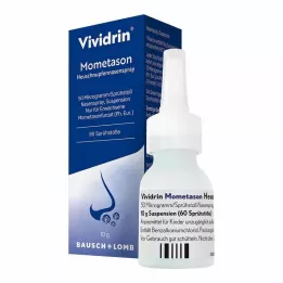 VIVIDRIN Mometason spray para febre do feno 50μg/spray 60SprSt., 10 g
