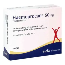 Comprimidos revestidos por película de Haemoprocan 50 mg (100 unidades)