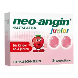 NEO-ANGIN pastilhas para garganta júnior, 24 unidades