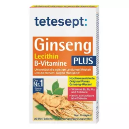 TETESEPT Ginseng 330 mais Lecitina+Vitaminas B Tab., 30 unidades