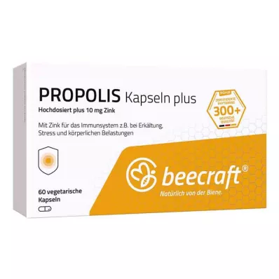 BEECRAFT Cápsulas de Própolis Plus, 60 unidades BEECRAFT Cápsulas de Própolis Plus, 60 unidades
