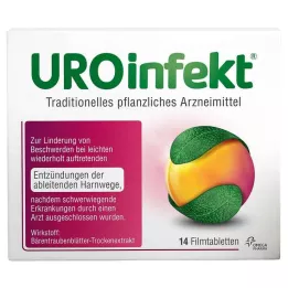 UROINFEKT Comprimidos revestidos por película de 864 mg, 14 unidades