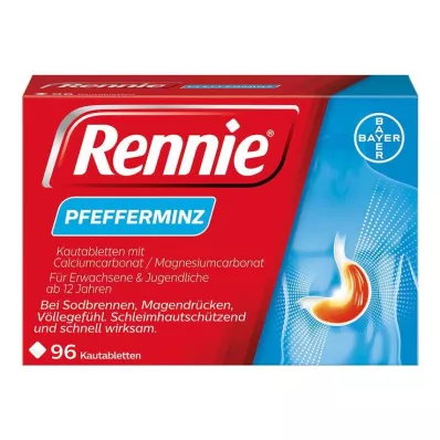 RENNIE Comprimidos mastigáveis, 96 unidades