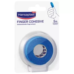 HANSAPLAST Bandagem de dedo autoadesiva 2,5 cm x 5 m azul, 1 peça