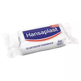 HANSAPLAST fita elástica de fixação crepe 8 cmx4 m, 1 peça