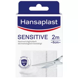 HANSAPLAST Gesso hipoalergênico sensível 6 cm x 2 m, 1 peça