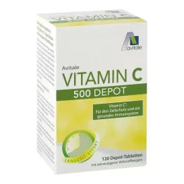 VITAMIN Comprimidos de depósito de 500 mg C, 120 unidades